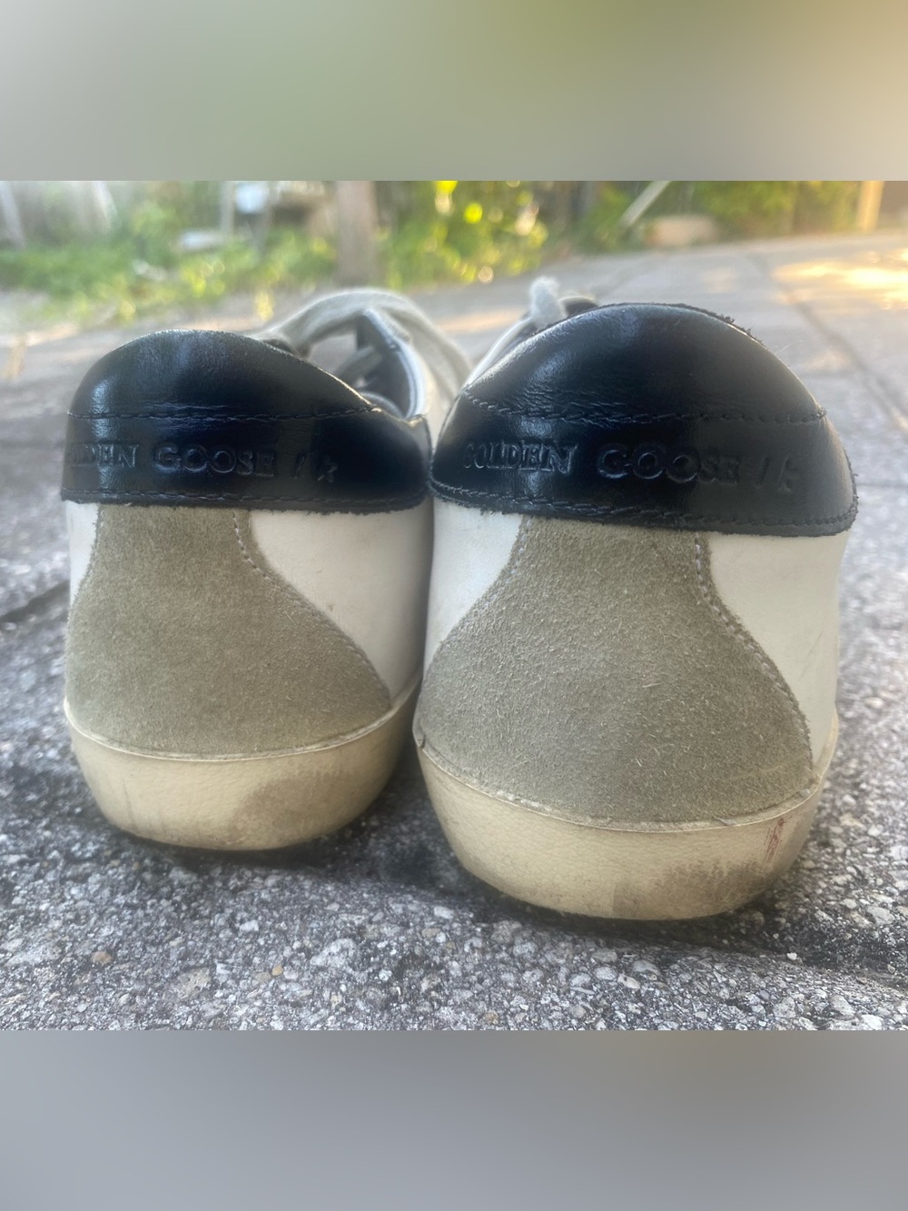 GOLDEN GOOSE Super-Star with black heel tab and metal stud lettering - Picture 6 of 9